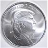 Image 1 : DONALD TRUMP/WHITEHOUSE 1oz SILVER ROUND