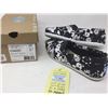 Image 1 : Ladies Toms Shoes- Classic Black & White Tropical Print Size 5.5