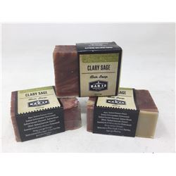 Bar 13 Soapworks Bar Soap- Clary Sage (3 x 100g)