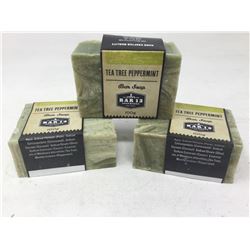 Bar 13 Soapworks Bar Soap- Tea Tree Peppermint (3 x 100g)