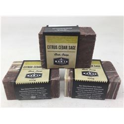 Bar 13 Soapworks Bar Soap- Citrus Cedar Sage (3 x 100g)