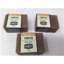 Bar 13 Soapworks Bar Soap- Pumpkin (3 x 100g)