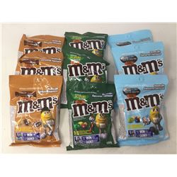 Lot of Assorted M&M's (9 x 109g)