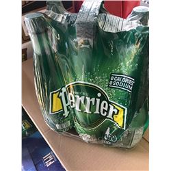 Lot of Perrier Carbonated Natural Spring Water (6 x 1L)