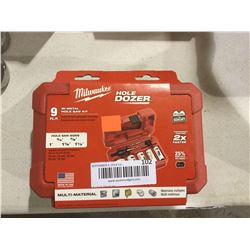Milwaukee Hole Dozer Set 9pc Bi-Metal Hole Saw Kit