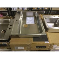 Elkay Lustertone Classic Stainless Steel 31" x 22" x 6", Single Bowl Model: LRAD3122601