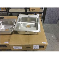 Elkay Lustertone Classic Stainless Steel 19-1/2" x 22" x 6-1/2", Single Bowl Sink Model: LRADQ202265