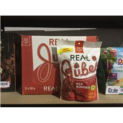 Case of Real Jubes Red Rouges (12 x 385g)