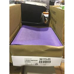Evidence 2-Pocket Portfolios w/ Fasteners (25ct)