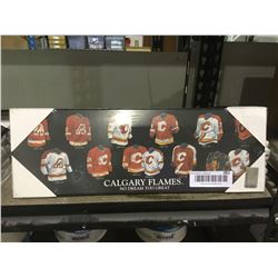 Calgary Flames Mini Plaque Lot of 9