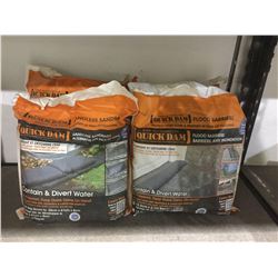 Quick Dam Sandless Sandbags x3 and Flood Barriers x1