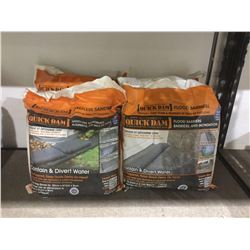 Quick Dam Sandless Sandbags x3 and Flood Barriers x1