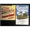 Image 1 : CHEECH & CHONG LOT (OFFICIAL CONCERT POSTER/ NM VINYL RECORD)