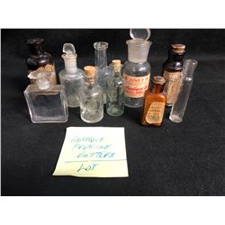 ANTIQUE MEDICINE BOTTLES LOT