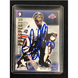 RYAN MILLER SIGNED ITG HEROES & PROSPECTS HOCKEY CARD