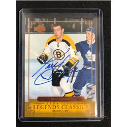 KEN HODGE SIGNED UPPER DECK LEGENDS CLASSICS HOCKEY CARD