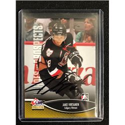 JAKE VIRTANEN SIGNED ITG HEROES & PROSPECTS HOCKEY CARD (CHL ROOKIE)