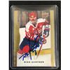 Image 1 : MIKE GARTNER SIGNED UPPER DECK MASTERPIECES HOCKEY CARD