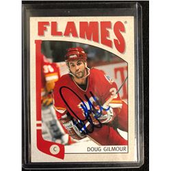 DOUG GILMOUR SIGNED HOCKEY CARD