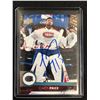 Image 1 : CAREY PRICE SIGNED UPPER DECK HOCKEY CARD