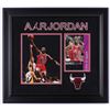 Image 1 : Michael Jordan Signed Chicago Bulls 17x19 Custom Framed Photo Display (JSA COA)