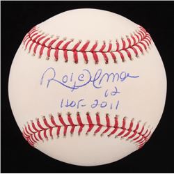 Roberto Alomar Signed OML Baseball Inscribed  HOF 2011  (JSA COA)