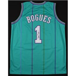 Muggsy Bogues Signed Jersey (JSA COA)