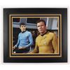 Image 1 : William Shatner Signed "Star Trek" 23.5x27.5 Custom Framed Photo Display (JSA COA)