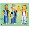 Image 1 : Cheech Marin & Tommy Chong Signed "The Simpsons" 8x10 Photo (Beckett COA)