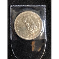 1958 Canada 'British Columbia Centennial' Silver Dollar