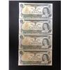 Image 1 : 1973 $1 UNCIRCULATED SEQUENTIAL CANADIAN BANK NOTES