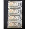 Image 1 : 1973 $1 UNCIRCULATED SEQUENTIAL CANADIAN BANK NOTES
