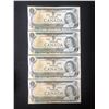 Image 1 : 1973 $1 UNCIRCULATED SEQUENTIAL CANADIAN BANK NOTES