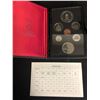 Image 2 : 1977 Canada 7 Coin Prestige Silver Dollar PROOF Set