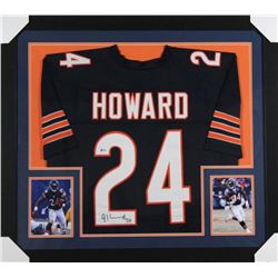 Jordan Howard Signed Chicago Bears 31x35 Custom Framed Jersey (Beckett COA)