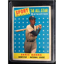 1958 Topps #482 Ernie Banks All-Star