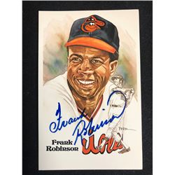 Frank Robinson Autographed Perez Steele Postcard