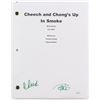 Image 1 : Cheech Marin & Tommy Chong Signed "Cheech y Chong's Up in Smoke" Movie Script (JSA COA)