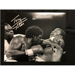 TONY TUBBS SIGNED BOXING PHOTO W/ COA