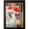 Image 1 : CAREY PRICE UPPER DECK GAME JERSEY HOCKEY CARD