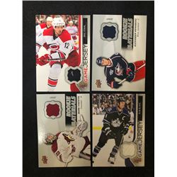 UPPER DECK GAME JERSEY HOCKEY CARD LOT