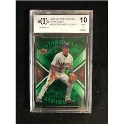 2008 UD FIRST EDITION STAR QUEST #SQ30 MICHAEL YOUNG (10 MINT OR BETTER)