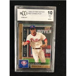 2009 UD FIRST EDITION #227 CHASE UTLEY (10 MINT OR BETTER)