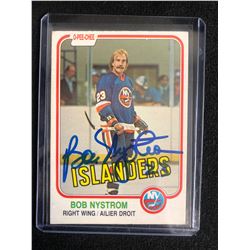 BOB NYSTROM SIGNED O-PEE-CHEE HOCKEY CARD