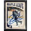 Image 1 : RICK VAIVE SIGNED VINTAGE MAPLE LEAFS HOCKEY CARD
