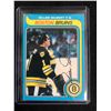 Image 1 : GILLES GILBERT SIGNED VINTAGE BRUINS HOCKEY CARD