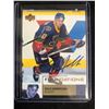 Image 1 : DALE HAWERCHUCK SIGNED 2002-03 UPPER DECK FOUNDATIONS HOCKEY CARD