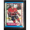 Image 1 : NATS NASLUND SIGNED VINTAGE O-PEE-CHEE HOCKEY CARD