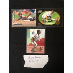 MANNY RAMIREZ BASEBALL ROOKIE CARD LOT