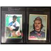 Image 1 : VINTAGE BASEBALL CARD LOT (CLEMENS/ ECKERSLEY)